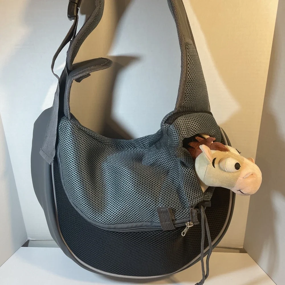 YUDODO Pet Dog Sling‎ Carrier SZ S Breathable Mesh Travel Safe Sling Bag Carrier